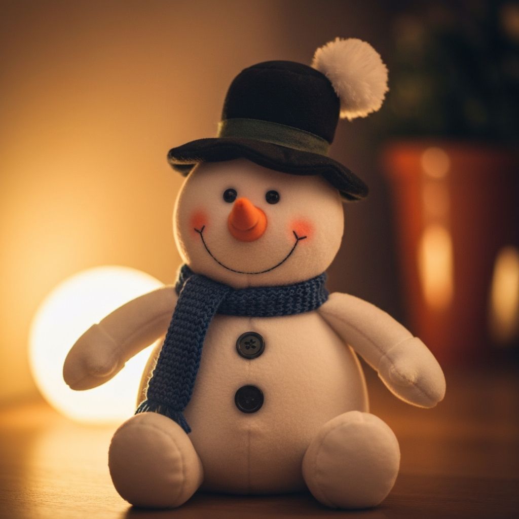 Festive Plush Snowman
