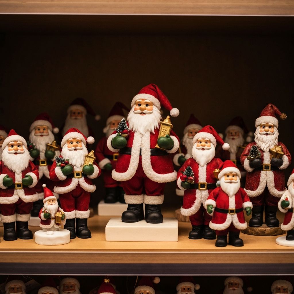 Cute Santa Figurine Set